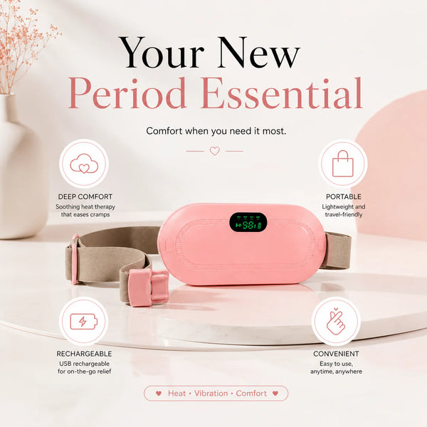 Portable Cordless Heating Pad for Menstrual Cramps Relief